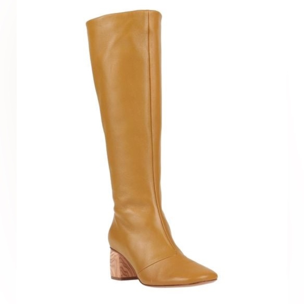 Forte Forte knee high boot. Mustard yellow. New in box.